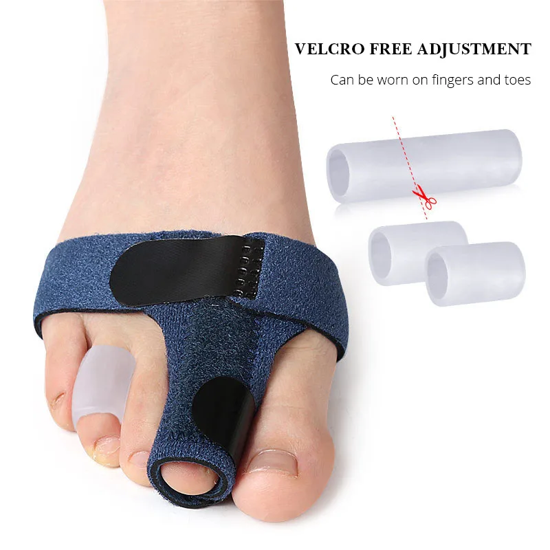 

056 Finger Guard Set Joint Dislocation Sprain Removable Aluminum Plate Support Toe Fixation Corn Protection Anti-abrasion