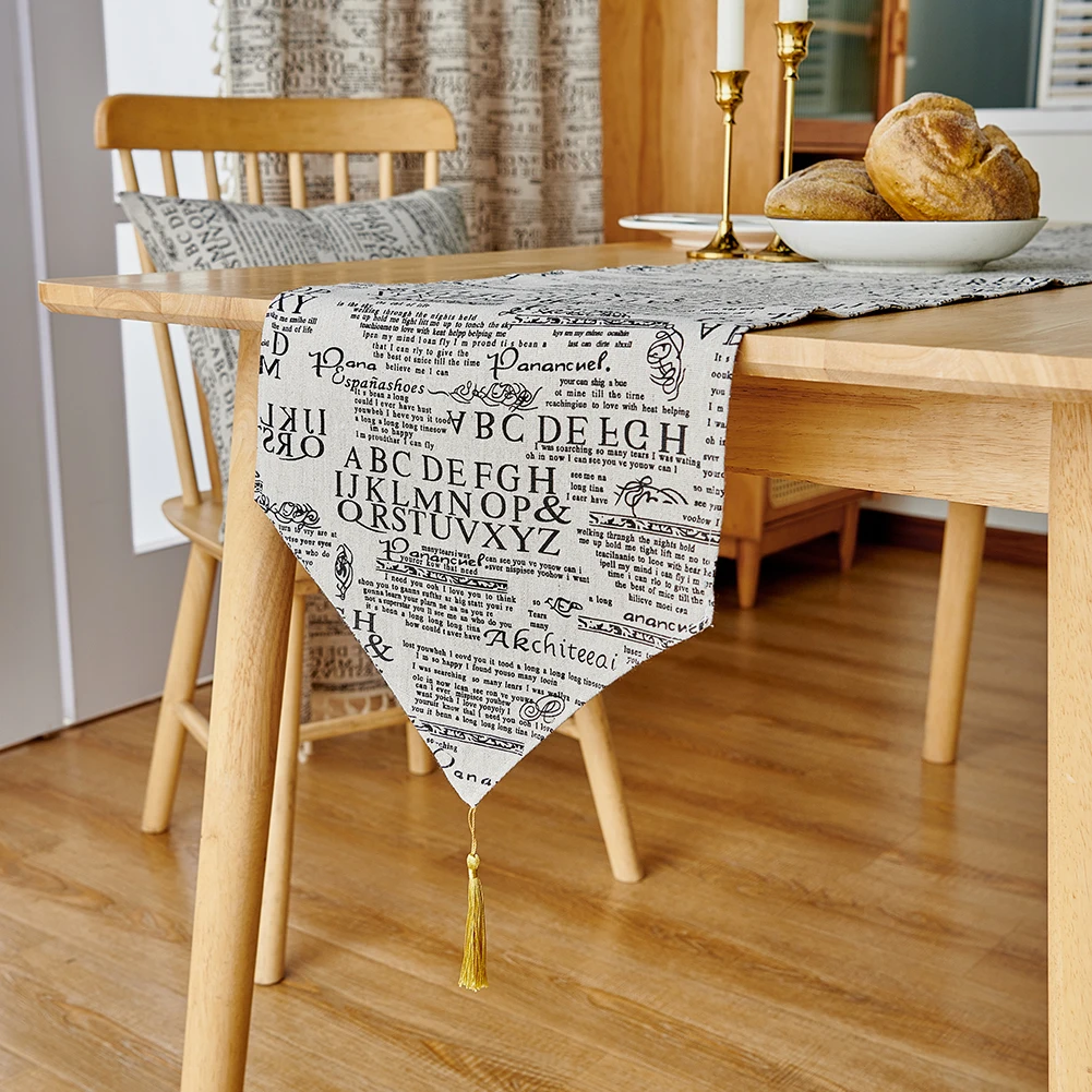 1 шт. серия Nuan современный стиль дорожка для стола льняной декор праздничной
