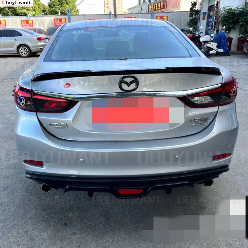

Спойлер Atenza для Mazda 6, спойлер Atenza 2014, 2015, 2016, 2017, 2018, 2019 из АБС-пластика и углеродного волокна, материал для автомобильного спойлера, цветной сп...