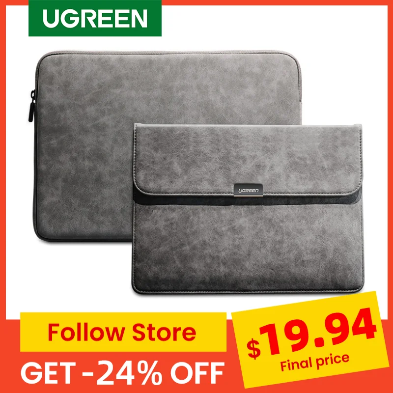 

UGREEN Laptop Bag For Macbook Air 13.3 Inch Laptop Sleeve Case For Macbook Pro M1 iPad 2021 Waterproof Notebook Cover Carry Bag