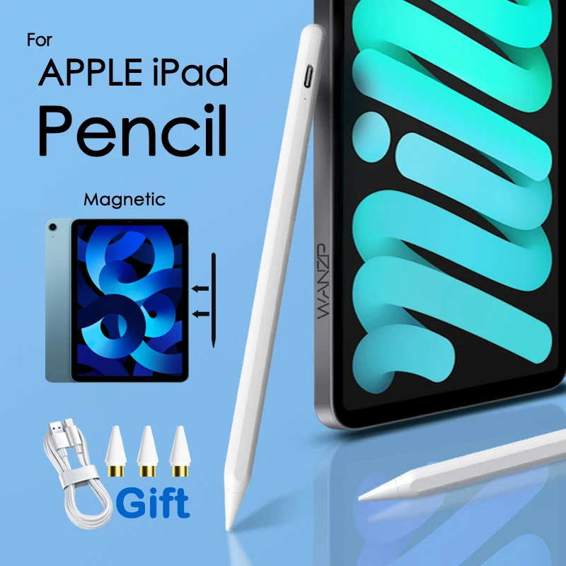 Для Apple Pencil 2 стилус для iPad 2022 2021 2020 2019 Air 5 Pro Mini аксессуары Bluetooth - Цена: 1131.48
