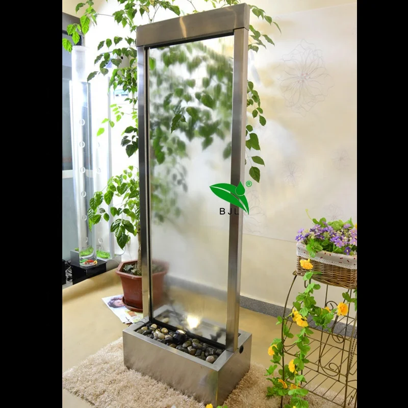 Под заказ. Внутреннее искусственное стекло водопад для украшения стен отеля