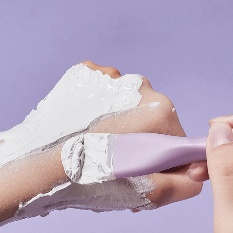 

Double-Headed Silicone Mask Brush Soft Head Smear Mud Mask Brush Facial Beauty Salon DIY Shampoo Not Easy Deform Skin Care Tools