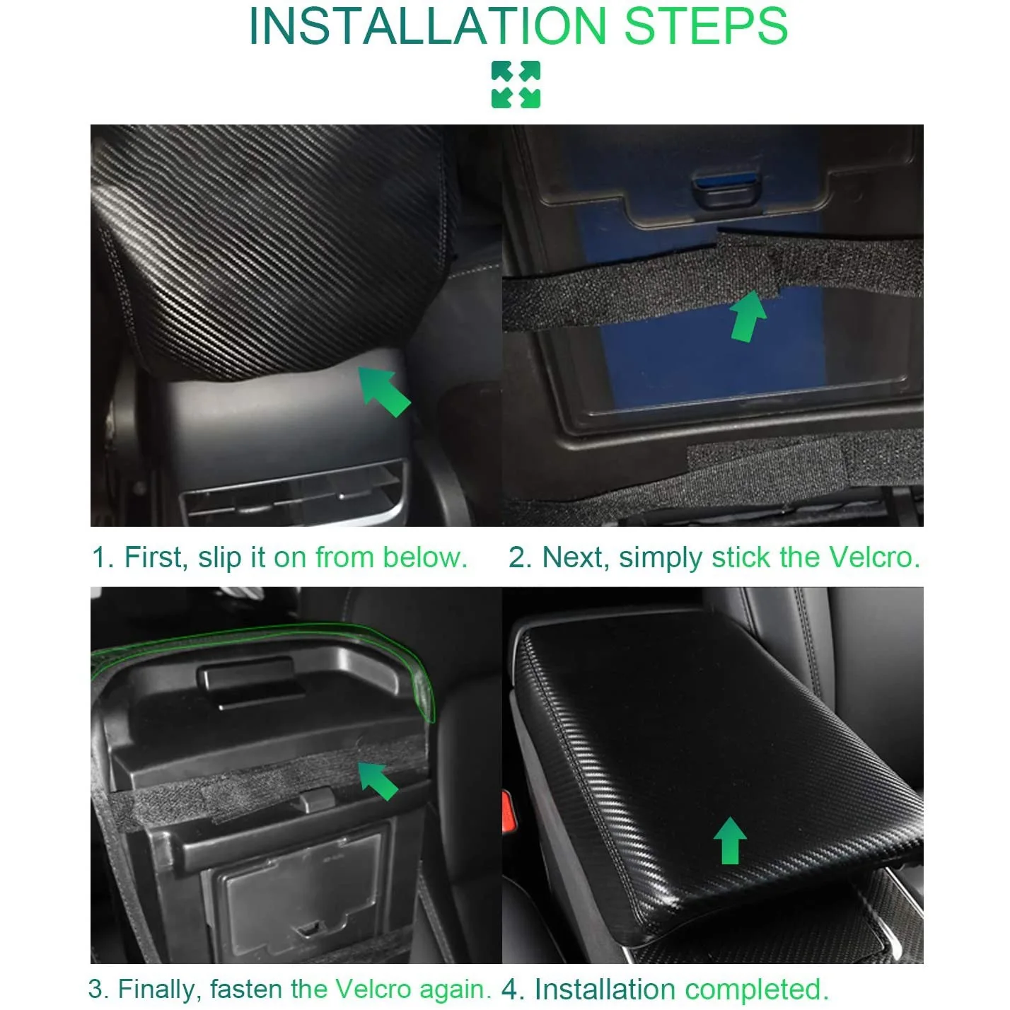 Чехол для подлокотника Tesla Model 3 Y 2017 + чехол центральной консоли хранения крышка