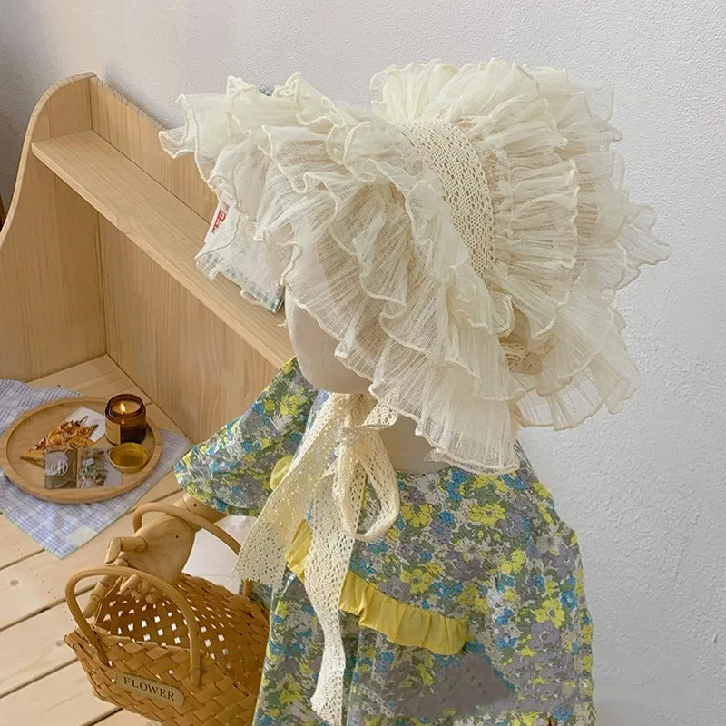 

Соломенная шляпа ручной работы во французском стиле, женская летняя пляжная шляпа с кружевом, аксессуары