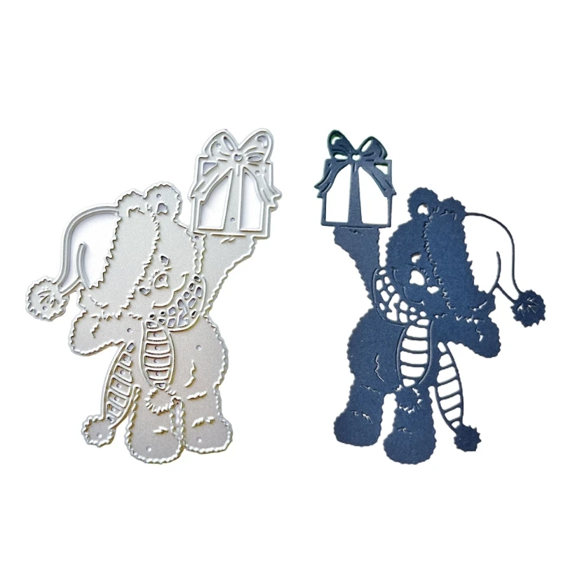 Подарочная коробка с изображением медведя металлические штампы для резки