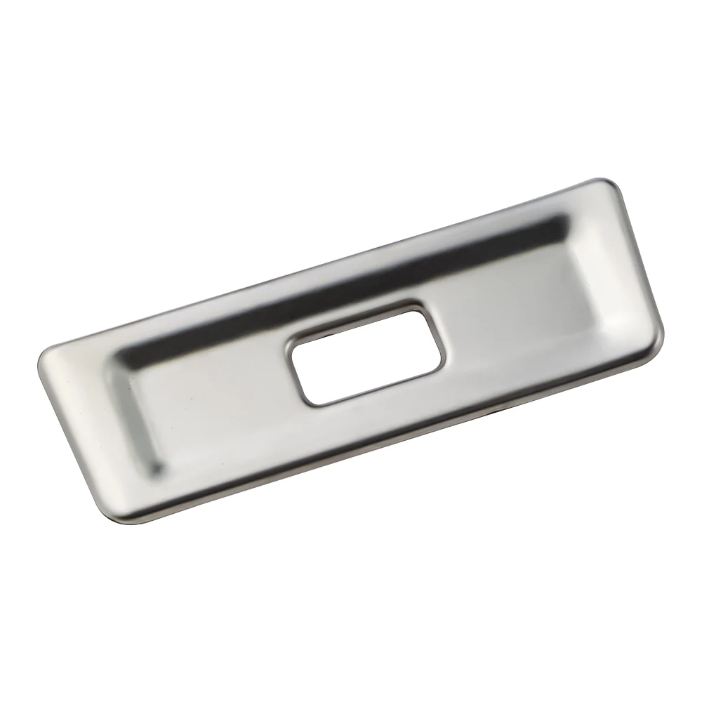 Car USB Port Panel Cover Trim for Volkswagen VW T-Roc TROC 2017 2018 2019 2020 2021 2022 Stainless Steel Interior Accessories