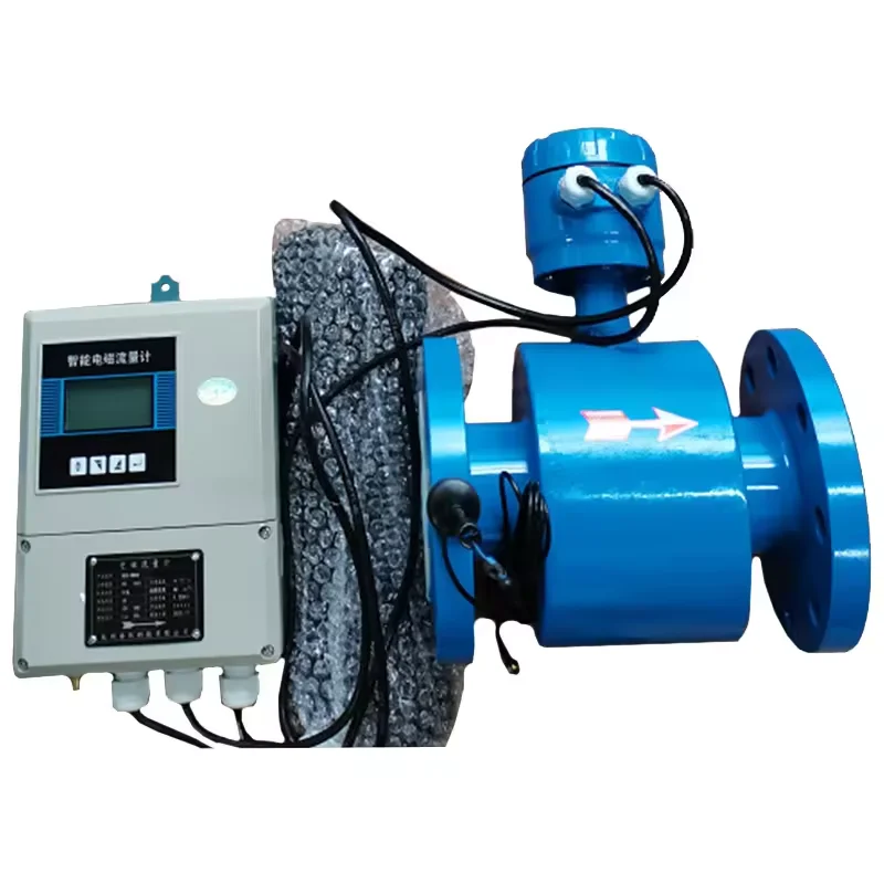 Цифровой электромагнитный расходомер разделенного типа 4-20 мА три зажима для