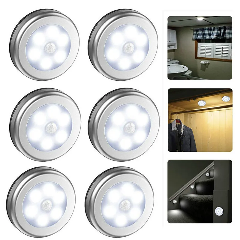 

PIR Motion Sensor LED Under Cabinet Light Wireless LED Night lamp Wardrobe Light Kitchen Bedroom Smart Wake up Night Light