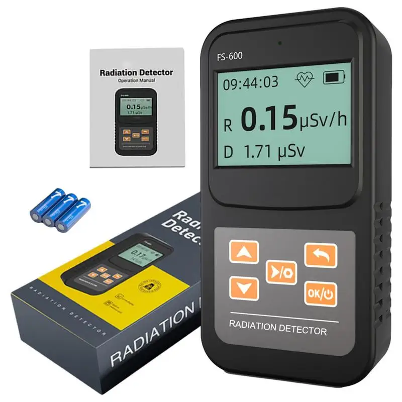 

Dosimeter Radiation Detector Handheld Radiation Detectors With Large Screen & High Sensitivity Beta-Rays X-Rays Y-Rays Test