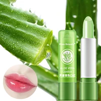 1pcs moisture lip balm long lasting natural aloe vera lipstick cosmetics female makeup lipstick anti aging lip gloss for women