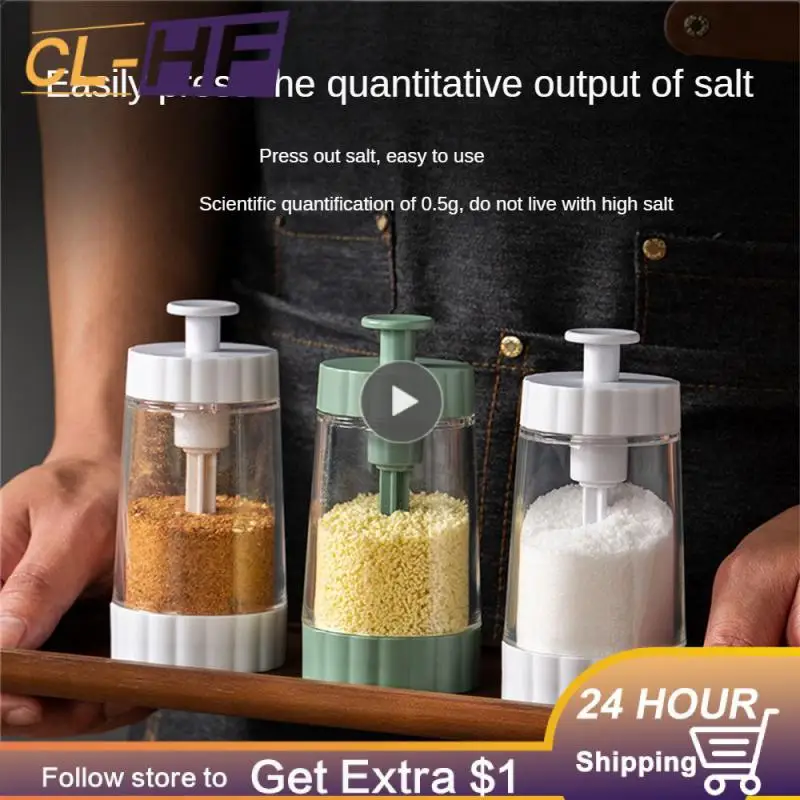 

Transparent Quantitative Household Seasoning Bottle Household Seasoning Box Corrosion Resistance Grinding Bottle Kitchen Tools