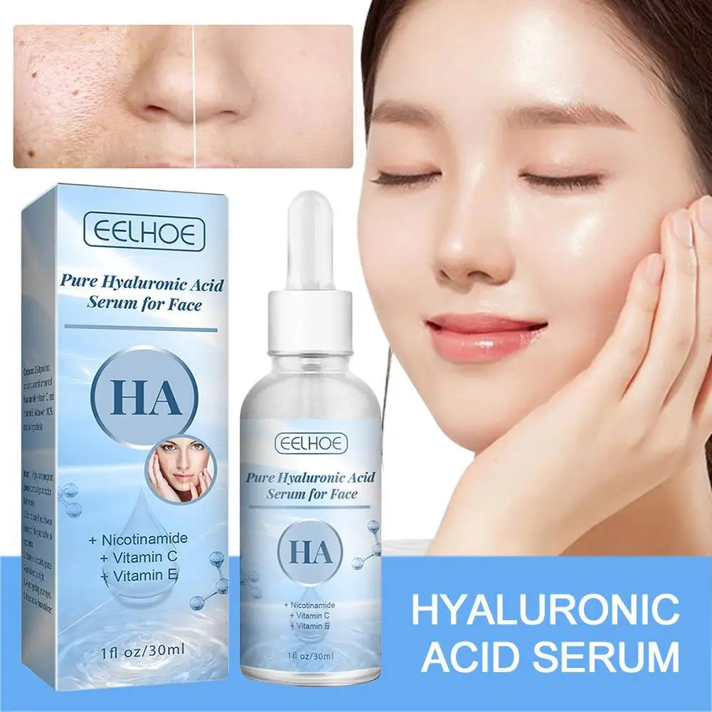 

30ML Pure Hyaluronic Acid Essence Reduces Wrinkles Facial Moisturizing Oil Control Whitening Skin Lifting Firming Moisturizing