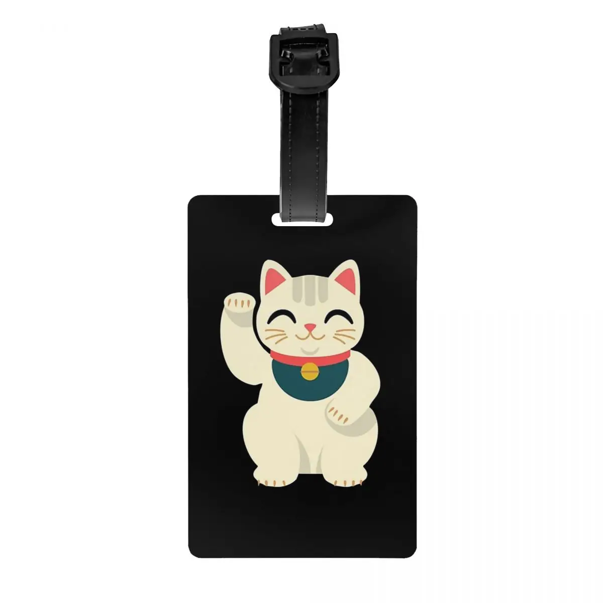 

Японские кошки, магнитные аксессуары для путешествий из силикагеля, мультяшная стильная этикетка, сумка для багажа, бирки, адрес имени