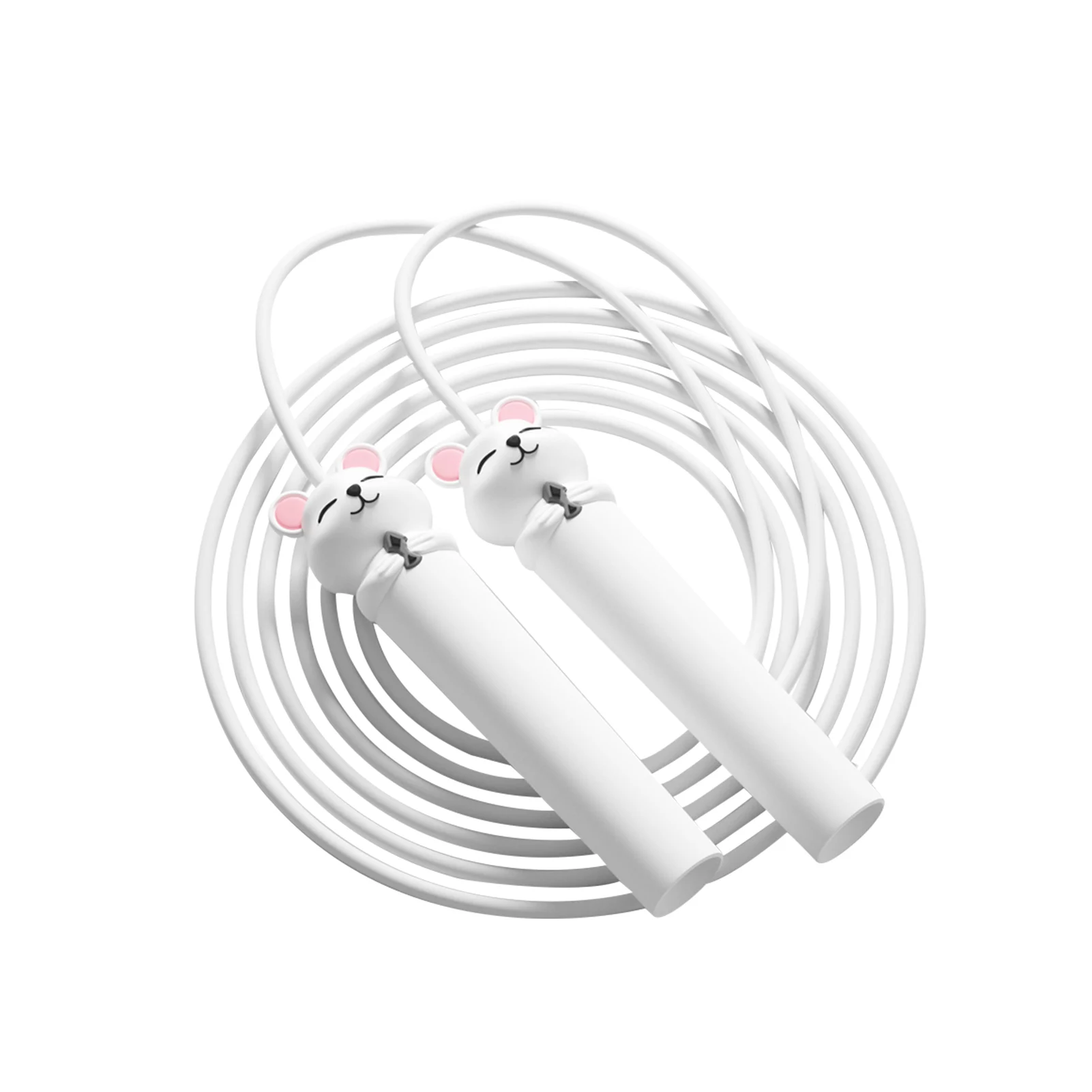 

For Exercise Gym Anti Slip Kindergarten Home Fitness Equipment PVC Adjustable Length Skipping Rope Cartoon Animals Body Building