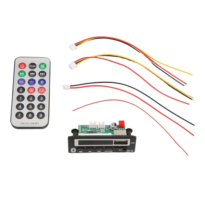 Плата MP3 декодера с цветным экраном Bluetooth кардридер модуль 5 0 многофункциональные