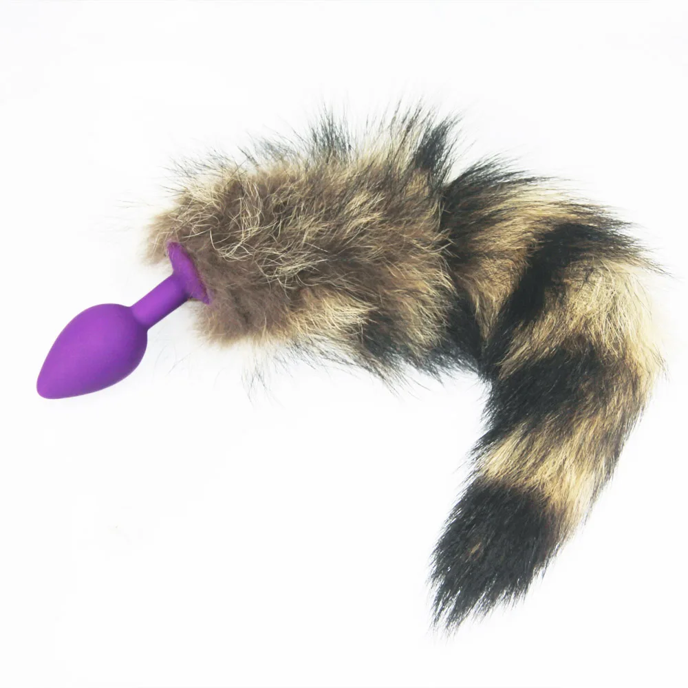 Анальная пробка с лисьим хвостом пуля точка G стимулирующие секс-товары игрушки