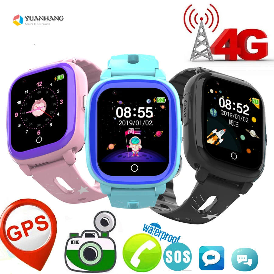 

Смарт-часы Детские с поддержкой 4G, GPS, Wi-Fi