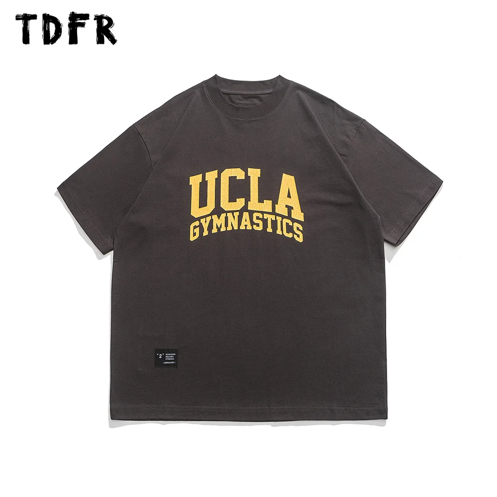 

Letter Print Short Sleeve T-shirt Mens Summer Casual Safari Style Loose Crew Neck Cotton Tee Men Half-Sleeve top