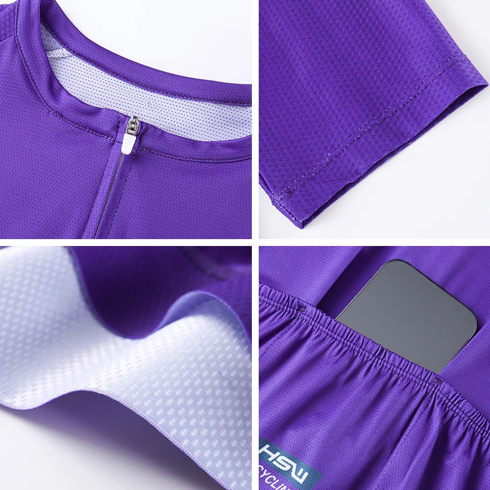 HISERWA мужской велосипедный трикотаж дышащий быстросохнущий летняя MTB дорожная