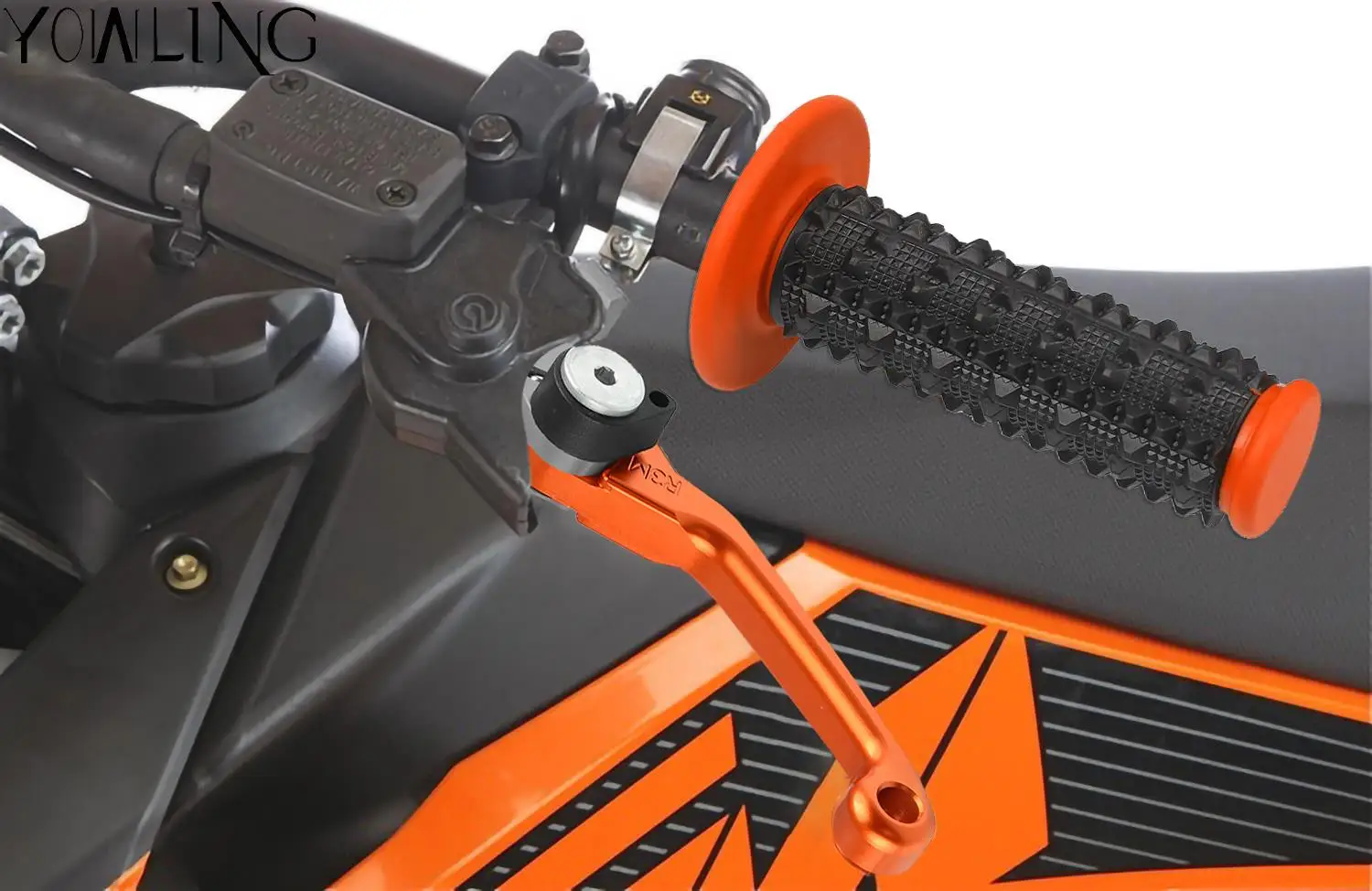 FOR YAMAHA TW200 2000 2001 2002 2003 2004 2005 2006 2007 Dirt Bike Motorcycles Handle grips handlebar grip &amp Brake Clutch Lever |