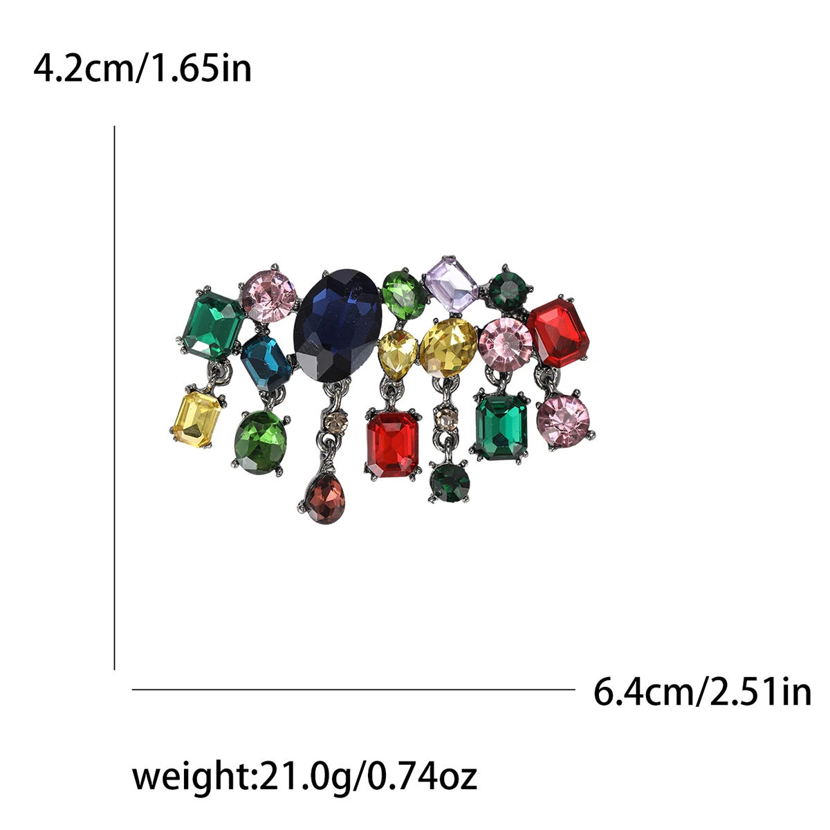 Брошь с эмалью цвет в ассортименте