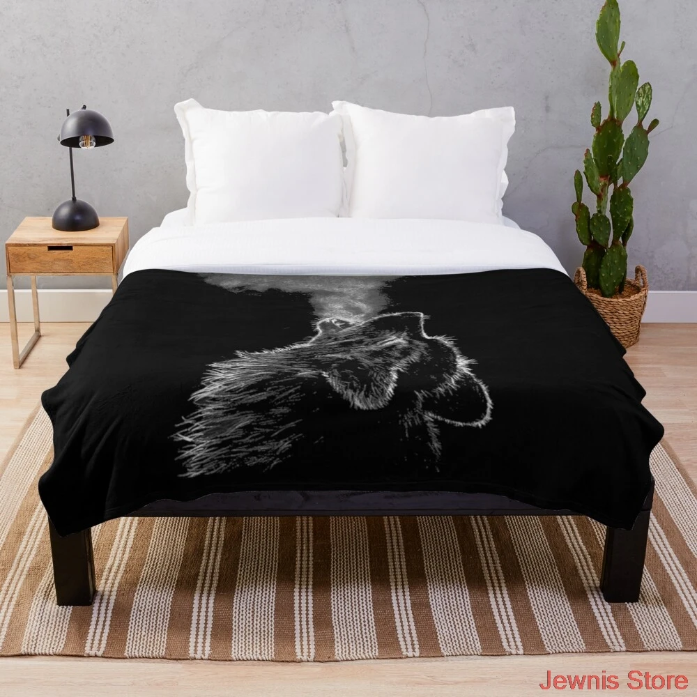 

Wolf Throw Blanket Plush Throw for Beds Sofa Soft Warm Sherpa Fleece Blankets For Child Boy Girl Kid Adults Gift