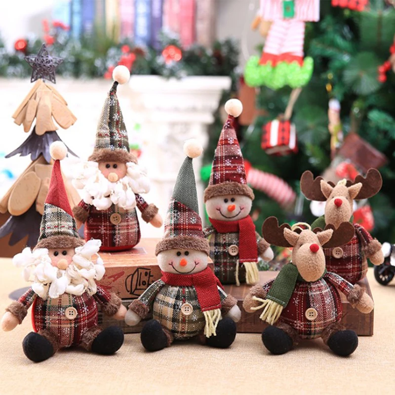 

Рождественская искусственная кукла, рождественские игрушки, Рождественское украшение для дома, рождественские подарки, рождественские ук...