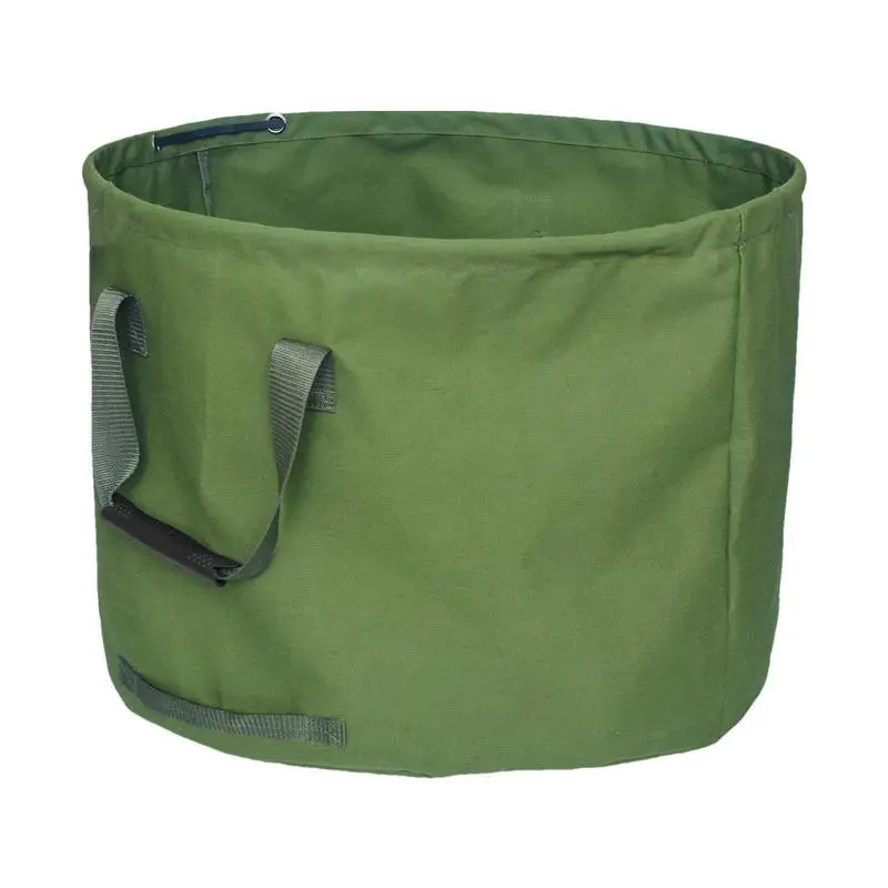 

Leaf Bags For Garden Waterproof Washable Durable Material Large Capacity Reusable Leaf Sack Yard Decoration Garbage Storage Bag