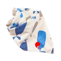 trendy pet collar bib clear printing decorative cute pet cartoon collar bib triangle bibs saliva towel