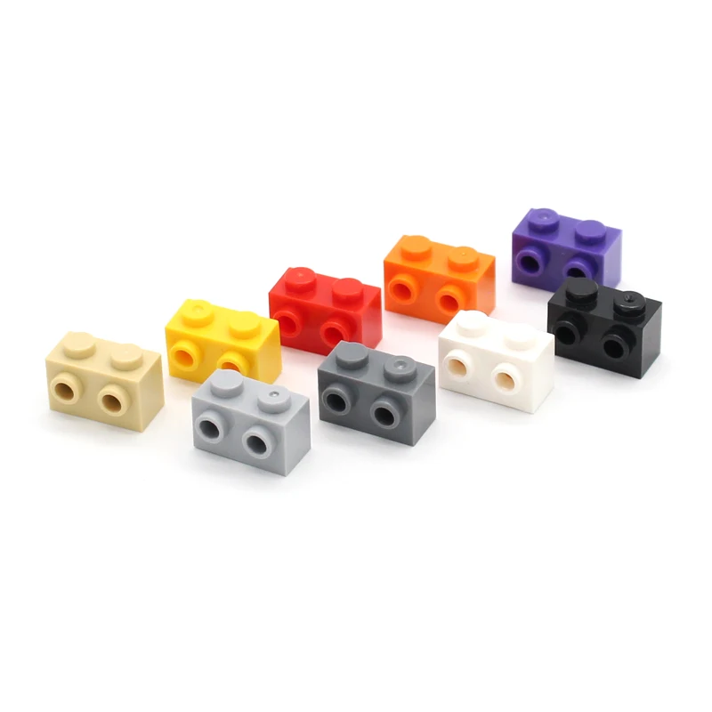 

100 г/пакет MOC кирпич 11211 модифицированный 1x2 с шипами на боковой части DIY сборы Кирпич Строительные блоки массовая модель город Классические игрушки