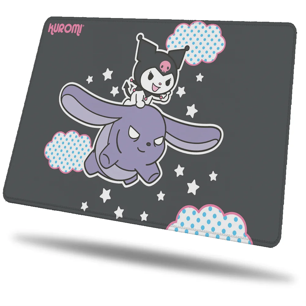 Милые аксессуары для ПК коврик мышки с аниме Kuromi маленький игровой ноутбука