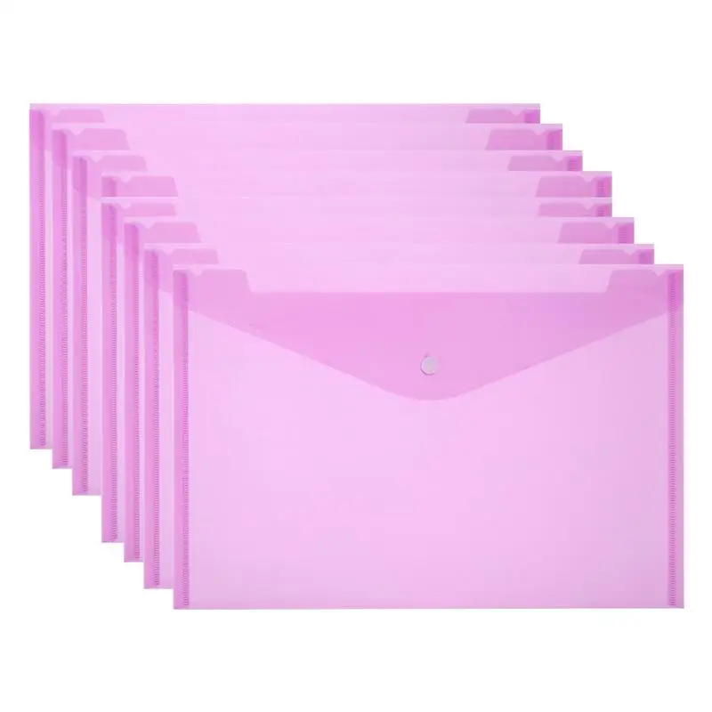 

24 Pcs Lightweight Durable Practical Corlorful Document Bag File Folder for Office School Home
