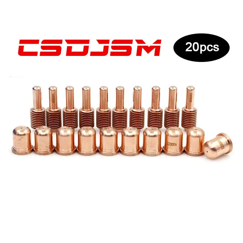 

20 шт. 120926 220006 плазменный электрод, наконечники сопла для Powermax1250 40A фонарь