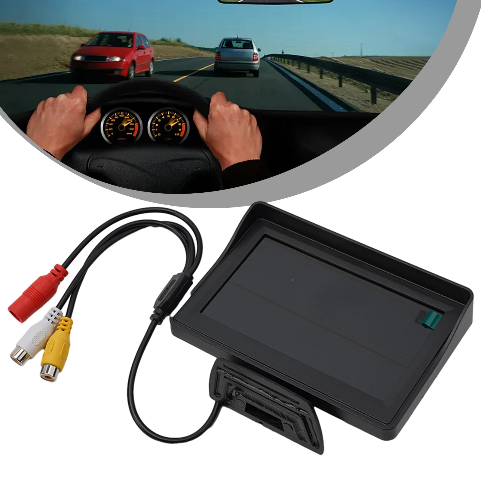 

Parking Camera Car Monitor Rear View Replacement Vehicle Vivid 4.3 Inch 480(H)×365(V) AUTO Accessories Durable