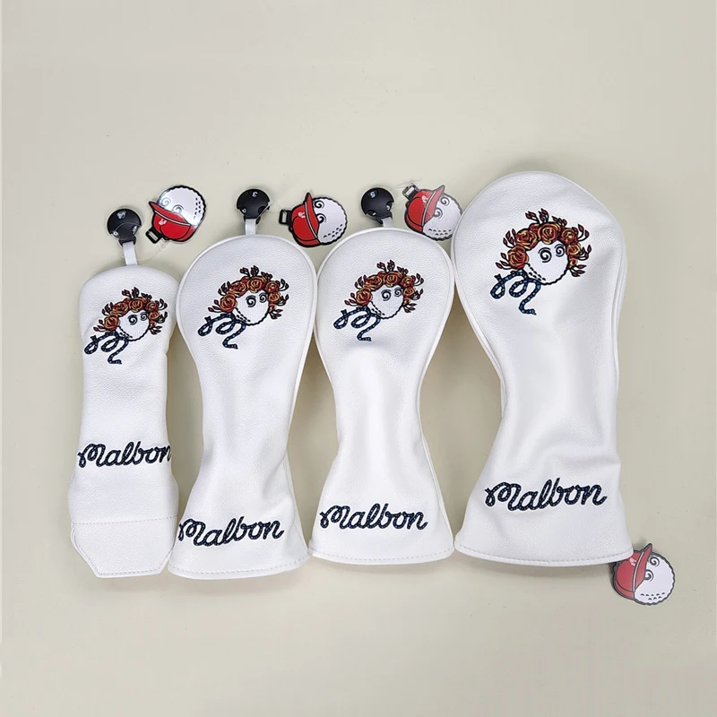 

Orignal manufactory Golf Club #1 #3 #5 Wood Headcovers Driver Fairway Woods Cover PU Leather Head Covers Set Protector