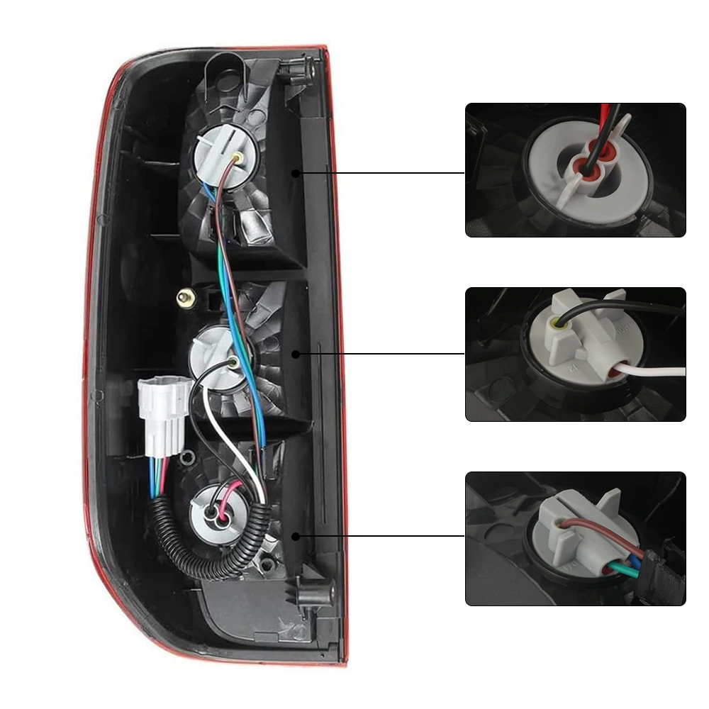 Левый/правый задний фонарь для Nissan Navara D40 Pickup 2005 2006 2007 2008 2009 2010 2011 2014 Задний