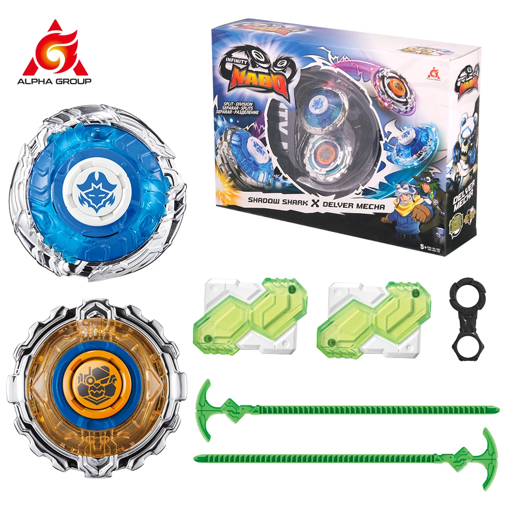 Infinity Nado 3 Serie dividida Gyro Battle Set Combinable o dividido 2 modos Spinning Top Anime juguetes para niños regalo