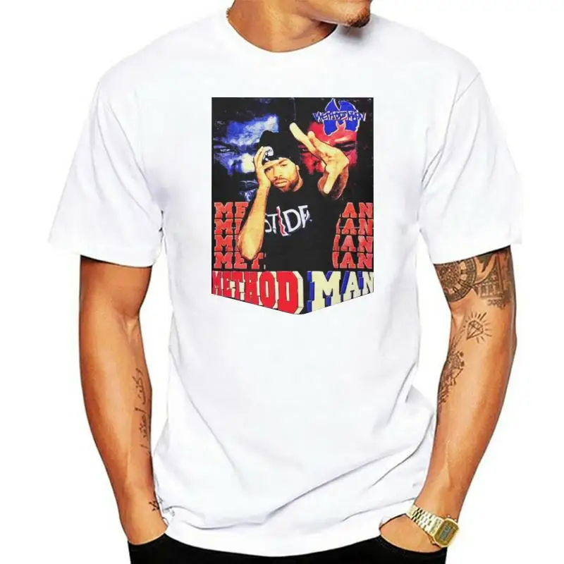 Limited Edition 90S Method Man Wu MenS T-Shirt Sz S-2Xl Wholesale Tee Shirt