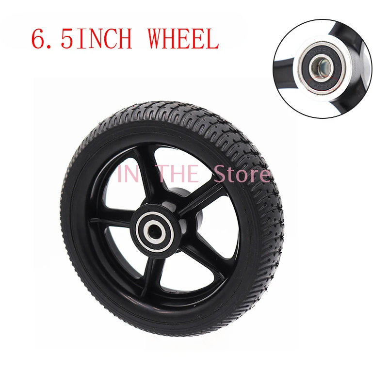 

Super 6.5 inch solid wheel with a plastic hub/rim for Electric Scooter Smart Folding Electric Longboard Hoverboard