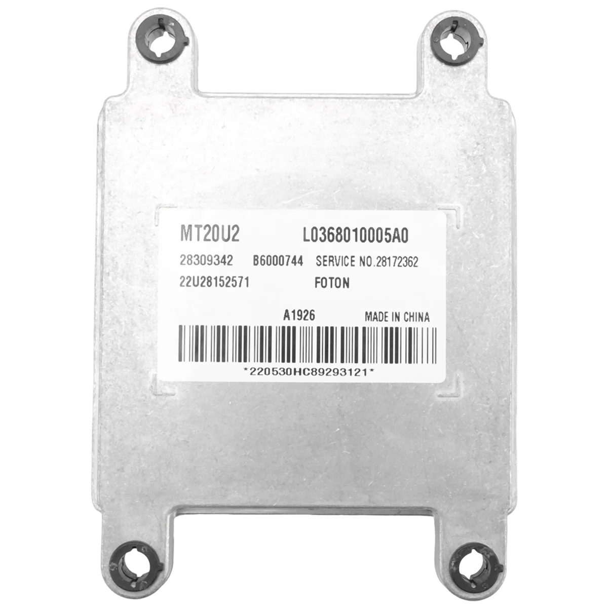 28309342 Блок управления двигателем MT20U2 B 6000744 Для Foton Pickup Aoling Автомобильная
