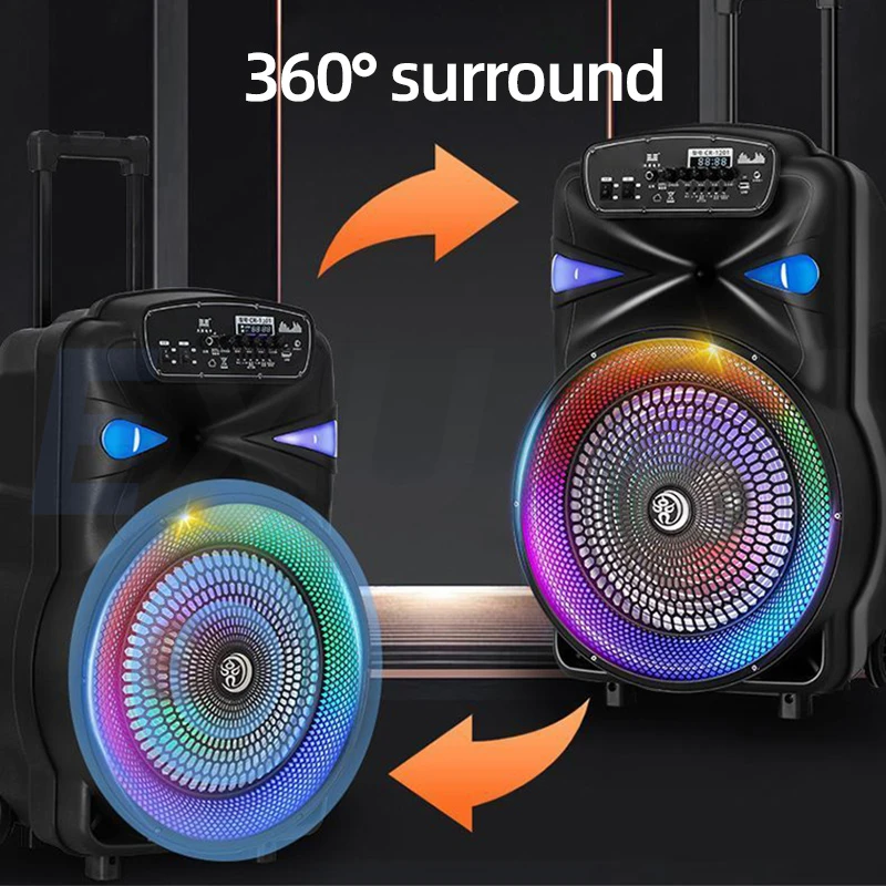 

Портативная Bluetooth-колонка, 80 Вт, для караоке