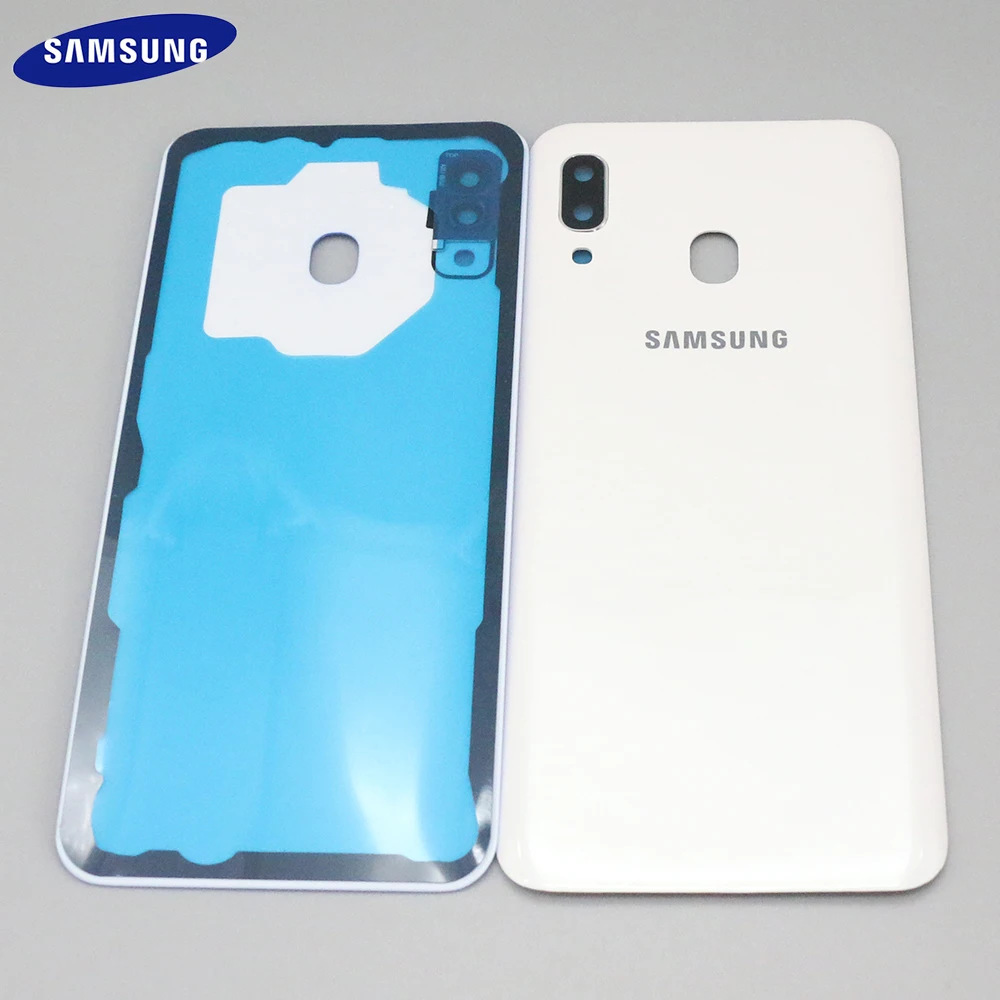 Оригинальная стеклянная задняя крышка батарейного отсека для Samsung Galaxy A30 3D замена