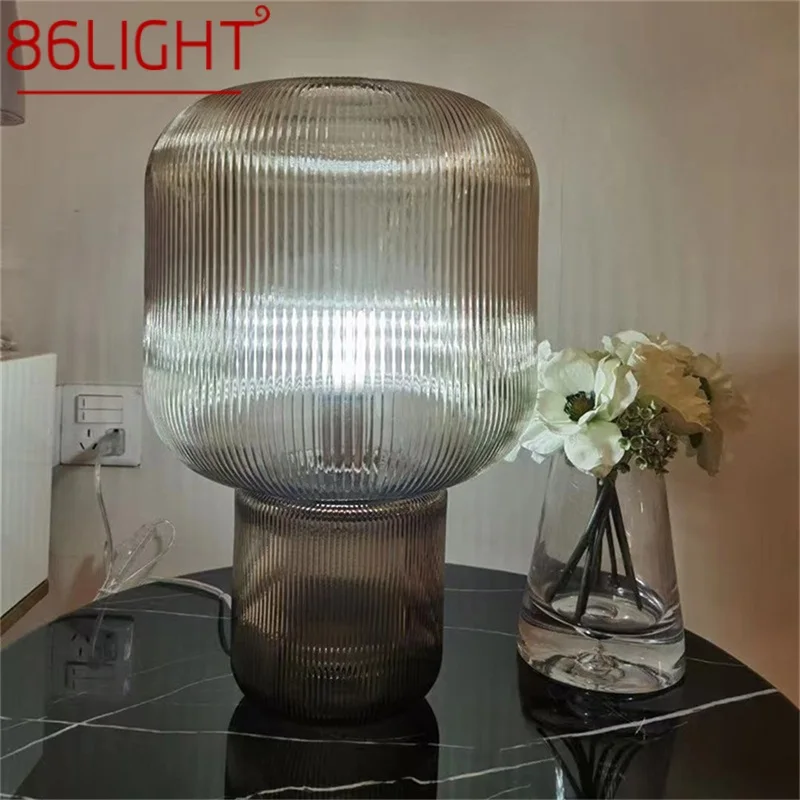 

86LIGHT Postmodern Table Lamp Creative Design LED Glass Desk Light Home Decor Living Room Hotel