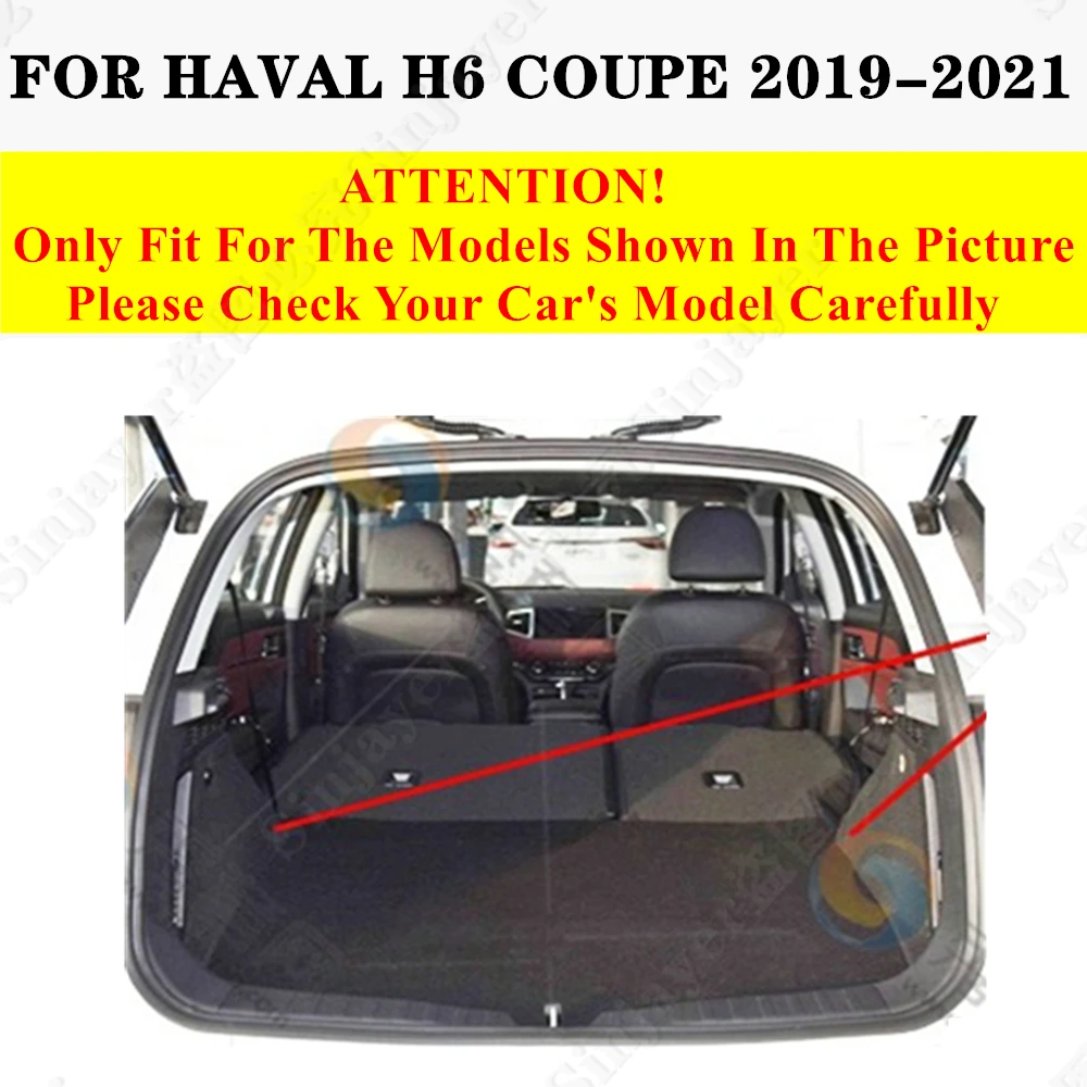 Коврик для багажника автомобиля с высокой стороной Haval H6 Coupe 2021 2020 2019 XPE Задний