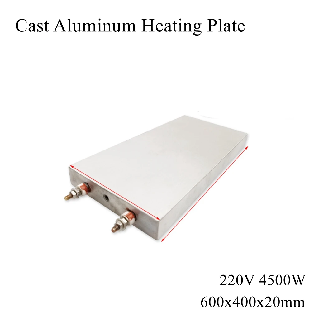 

600*400mm Cast Aluminum Heating Plate High Temperature Flat Electric Band Heater Pad Mat Board Press Machine Extruder Laminator