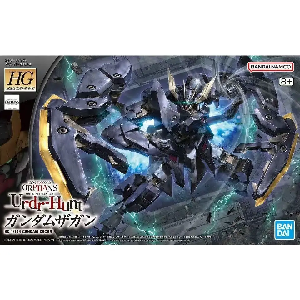 Фото BANDAI HG 1/144 ASW-G-61 GUNDAM ZAGAN Фигурки Gundam: Iron-Clooded Orphans Аниме Модель Комплект Игрушки для Мальчиков Оригинальная Коробка №2