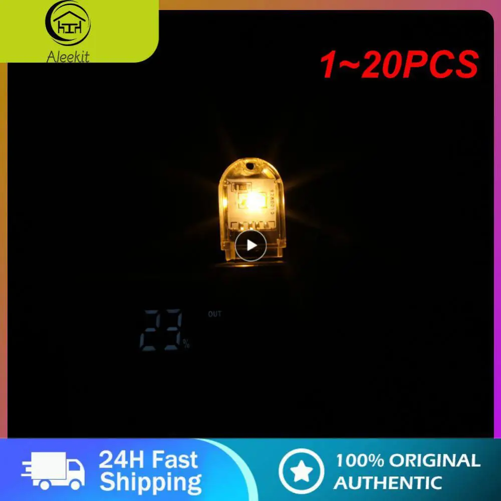 

1 ~ 20 шт., портативная мини-светодиодная Usb-лампа, 2-24 светодиода