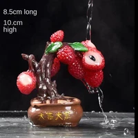 new color changing lychee tea pet tiktok with the same accessories boutique personalized tea play creative decoration crafts