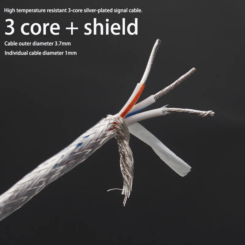 Пара посеребренных сбалансированных кабелей XLR микрофон шумоподавление